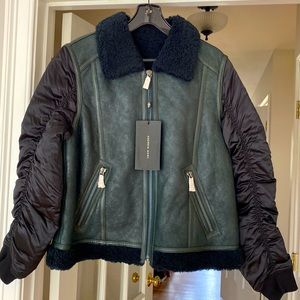 Andrew Marc Leather Bomber